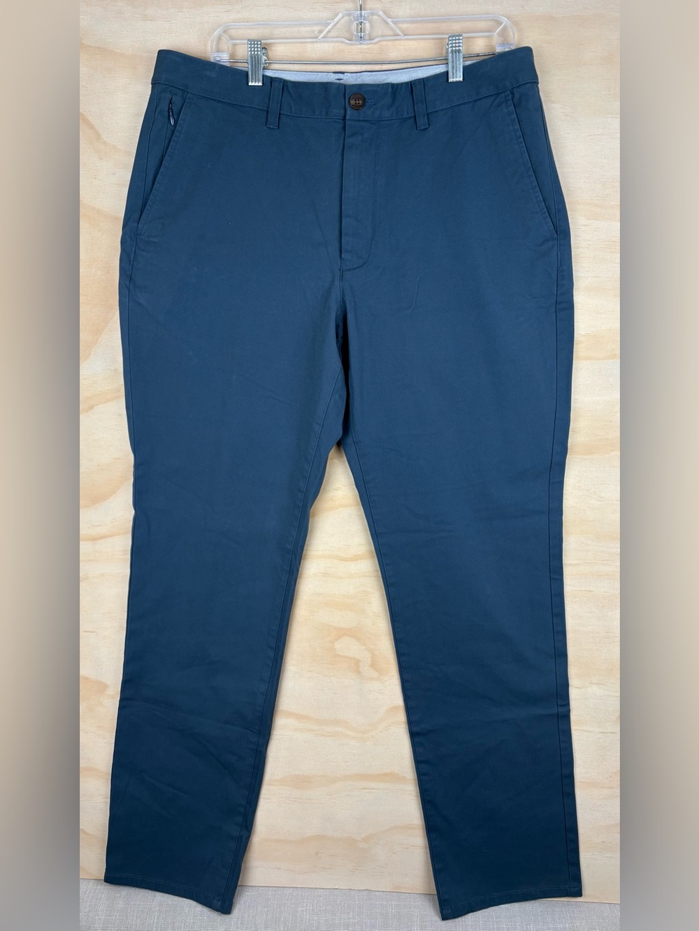 Bonobos Slim Fit Mens Size 36 x 32 4-Way Stretch Blue Chino Pants